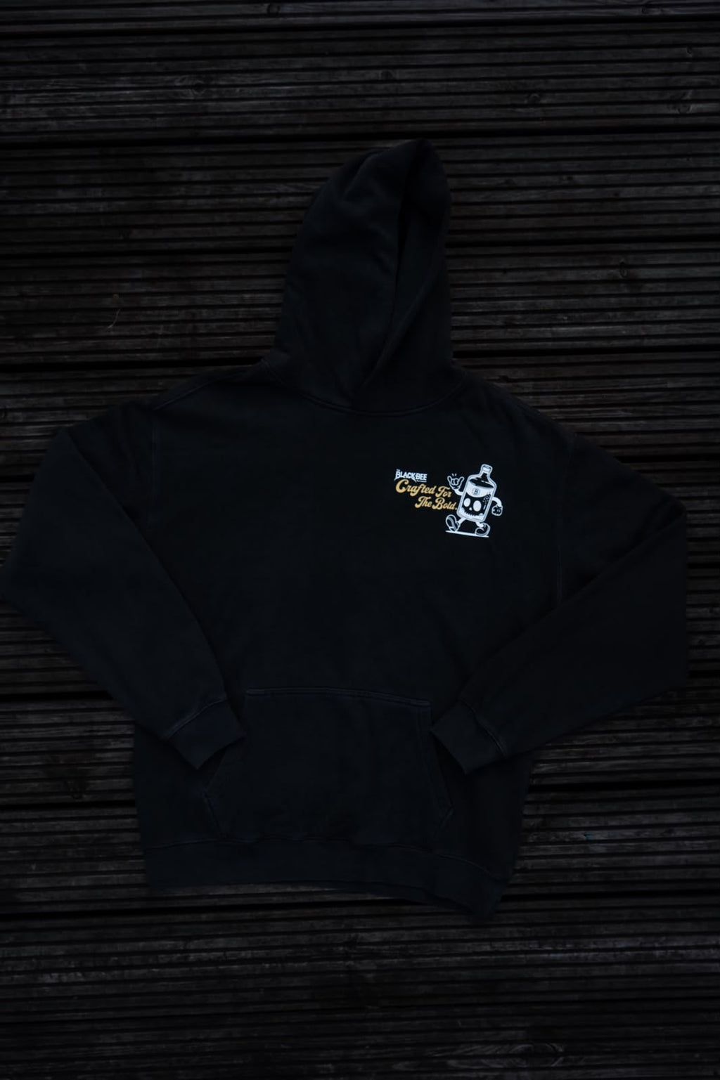 Rum Away With Me – Oversized Hoodie in Black