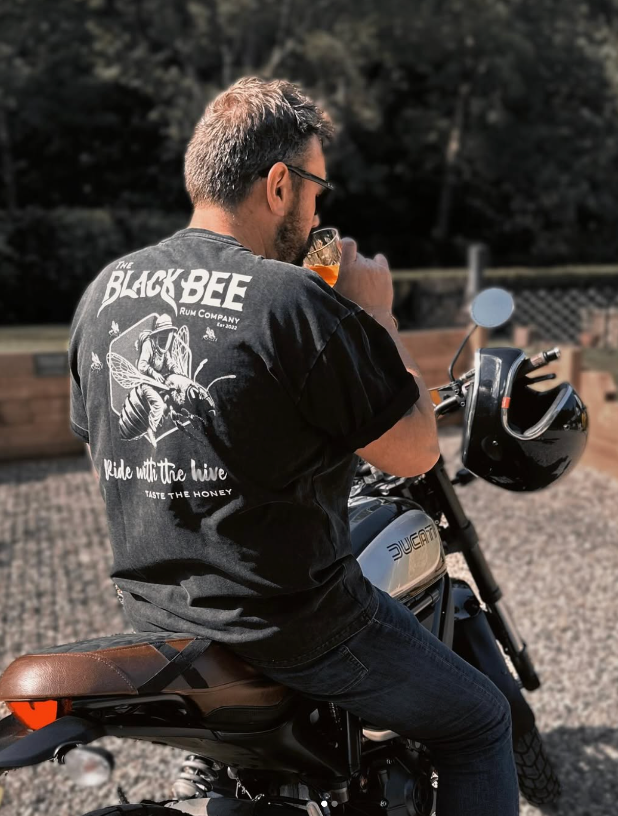 Ride with the Hive – Taste the Honey Oversized T-Shirt